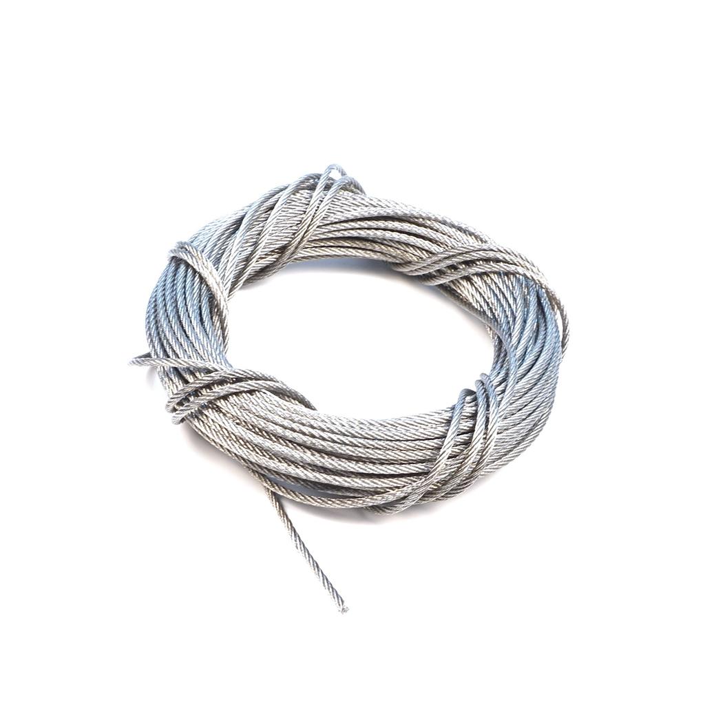 BWR5474-1 Window Regulator Repair Cable Steel Wire Rope 7x7 Diameter: 1.7 Mm Length : 10 Meter for Car Window Regulator