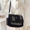Nylon Student Shoulder Bag With Large Capacity For Daily School Use