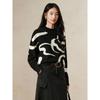 Jiuzi Annacool 'Playful Spring' Lion Motif Wool Blend Knit Sweater