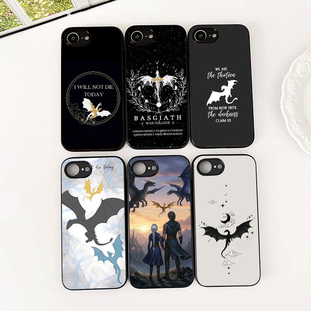 Vierte Flügel Drachen Silikonhülle für Samsung Galaxy A36 A55 A26 A05 A06 A14 A50 A51 A53 A54 A12 A13 A23 A35 Hülle Handyhülle