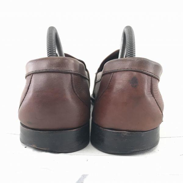 Vintage 80s-90s / Made In USA / Allen Edmonds “Ashford” Leather Tassel Loafers Brown /10D / 27.5cm/(USED)