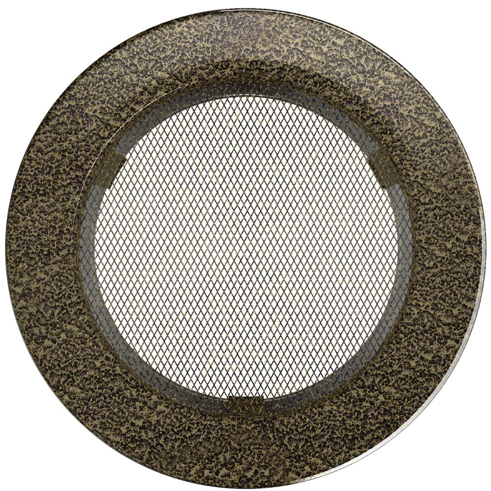 Vent Cover Round Ø 150 Black and Gold