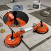 Powerful Heavy Duty Suction Cup Floor Tile Installation Tool Double Suction Cup Seam Setter Powerful Vacuum Tool Hand Tools