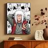 Anime Characters Cool Jiraiya Manga Posters HD Print Vintage Wall Art Decor for Home Study Room