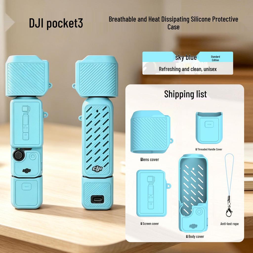 Silikonowe etui ochronne DJI Osmo Pocket 3 na gimbal i obiektyw aparatu