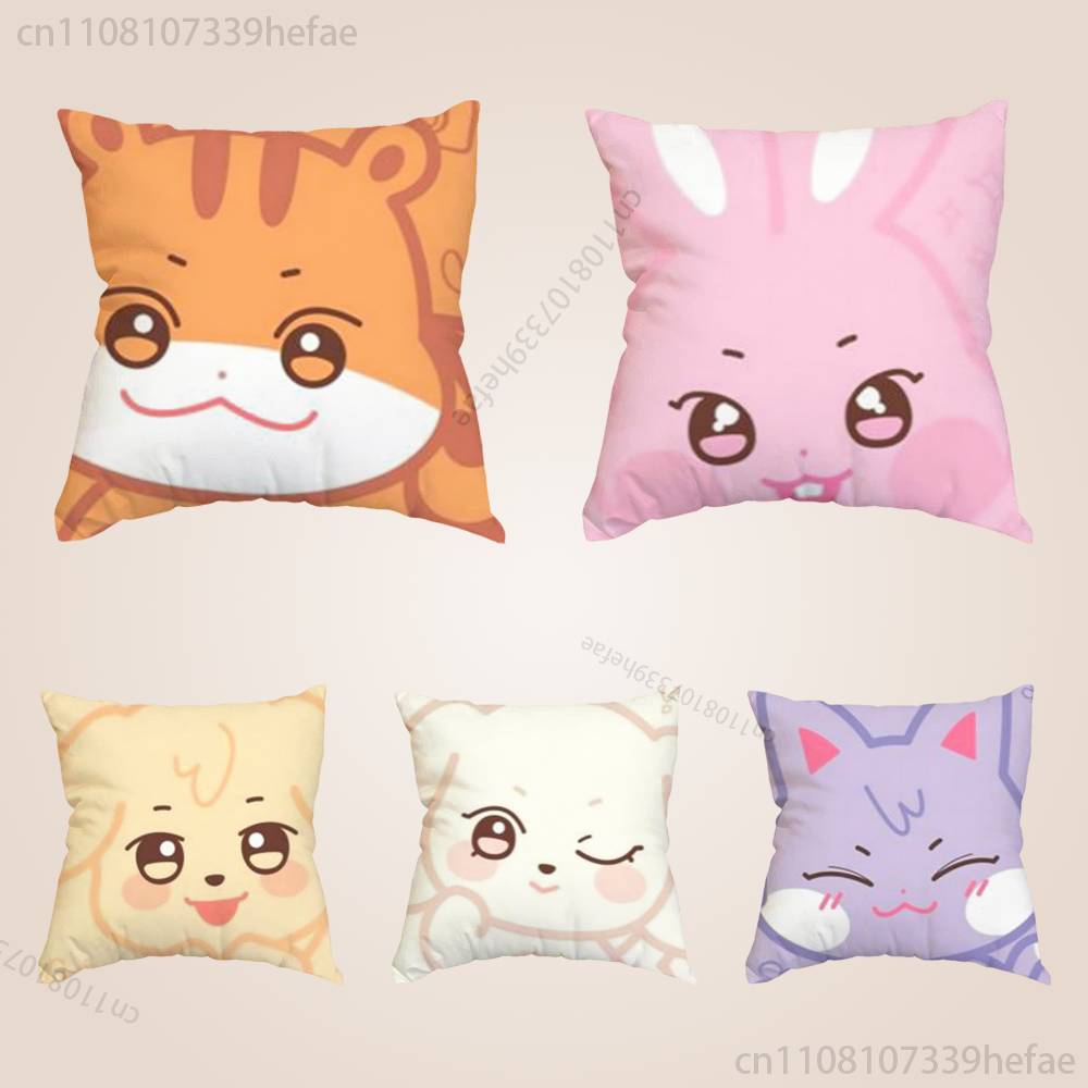 Cute AANITEEZSS Throw Pillow Case For 45x45cm55x55cm30x30cm For Home Bedroom Decoration And Protector