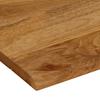 Vidaxl Blat Stołu Z Naturalną Krawędzią, 80X80X3,8 Cm, Drewno Mango