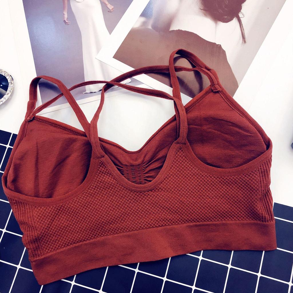 Large Size Beautiful Back Bra Wrap Tube Top Yoga Vest for Women