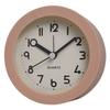 Desktop Table Alarm Clock Simple Round Shape Student Alarms Night Light Bedside Quartz Children Dorm Office Home Decor