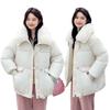 2025 Short Padded Cotton Women's Winter Fashion Loose Large Hooded Thick Warm Bread Coat Outerwear