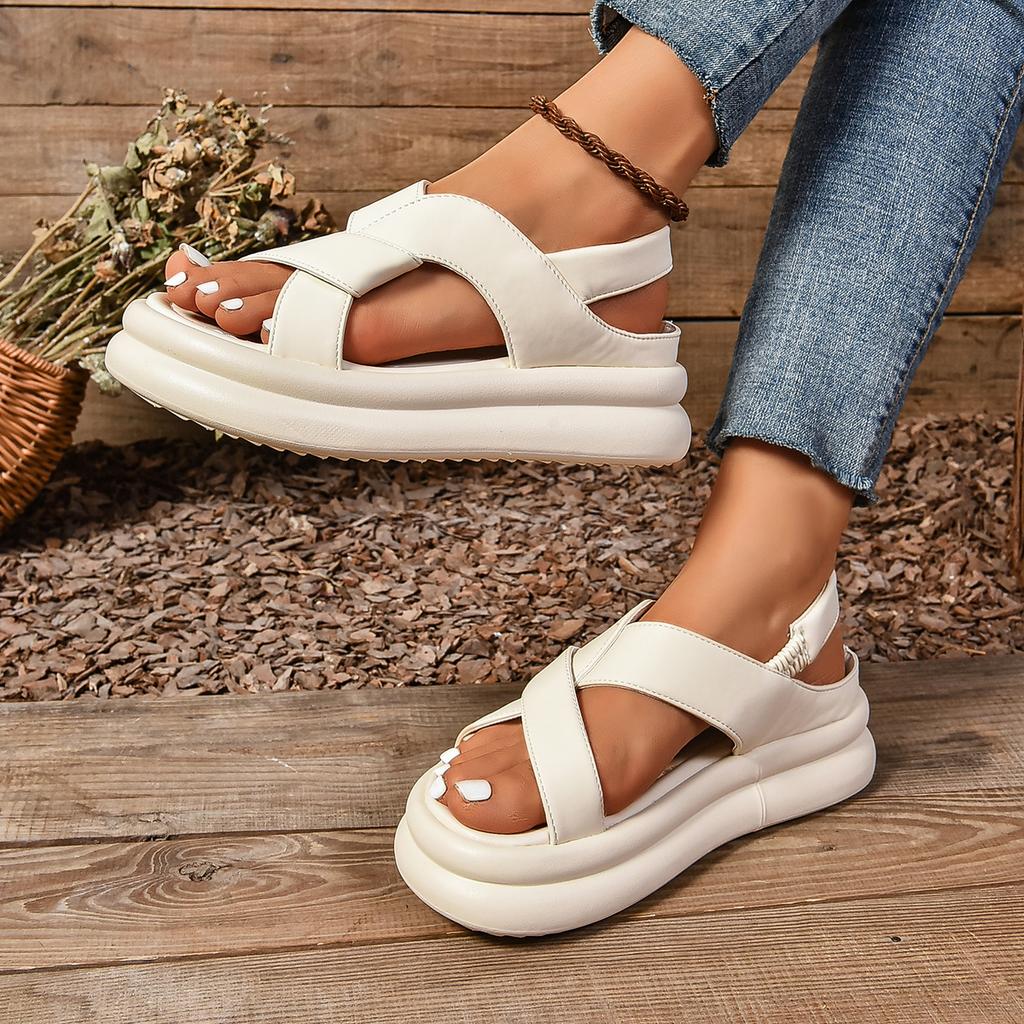 Fashion Women's Wedge Sandals NEW Summer New Fashion Casual Comfortable Peep Toe Platform Sandals Elegant Women Heels