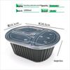 Wegwerp Ovale Plastic Bento Lunchboxen