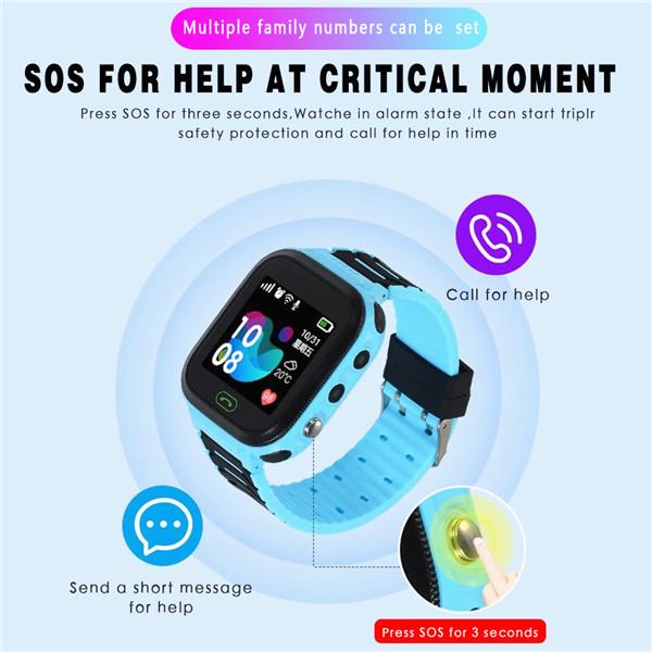 Buy T18 Children Bluetooth Smart Watch Intelligent SOS Anti-lost Call  Positioning Smart Bracelet at affordable prices — free shipping, real  reviews with photos — Joom