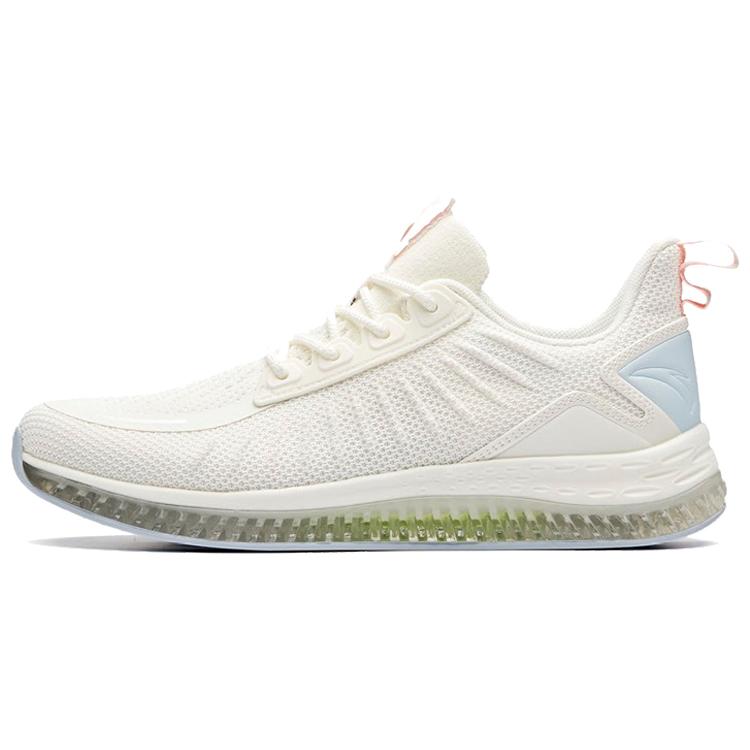 

Anta Slip Resistant Abrasion Resistant Breathable Cushioning Low top Running Shoes Women s White Blue Pink 12925501-1 35.5