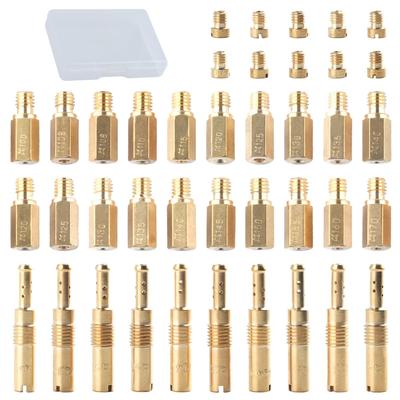 Aftermarket Carburetor Jet Kit with 30 Carburetor Nozzles Main Jets with 10 Slow