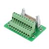 IDC20P 20Pin Male Header Breakout Board Terminal Block Connector PLC Interface with Bracket