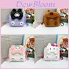 Adorable Plush Childrens Shoulder Bag Cute Cartoon Design Versatile Multi-functional Bag For Kids