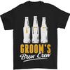 Grooms Brew Crew Beer Mens T-Shirt 100% Cotton
