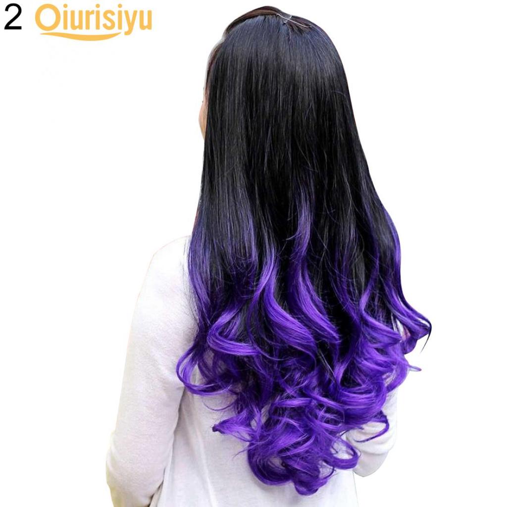 Buy Women Big Wave Long Curly Wavy Gradient Color Full Hair Wig At Affordable Prices Free Shipping Real Reviews With Photos Joom