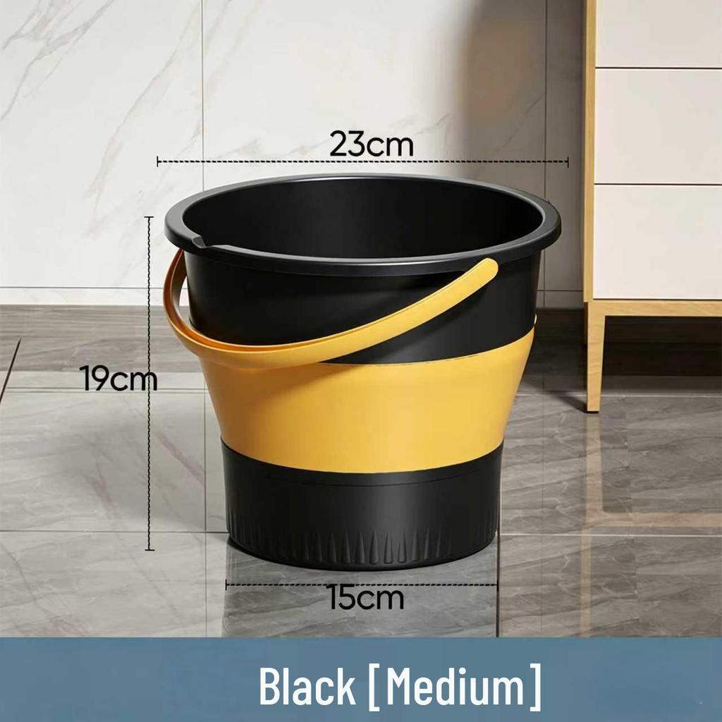 Portable Outdoor Folding Wash Bucket - Ideal for Fishing, Car, Travel, & Household Use