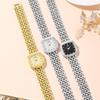 Bracelet Watch Niche High-End Sense Diamond-Encrusted Retro Light Luxury Alloy Waterproof Quartz Watch