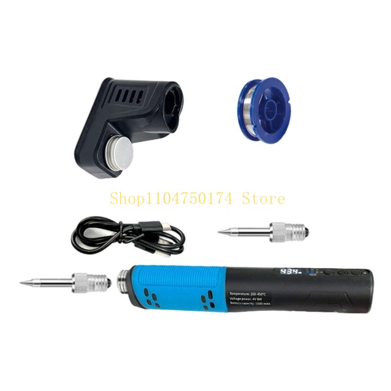 Cordless Soldering Iron With LED Temperature Display Stand Design USB Fast Charging For Electronics Repair Top Sale