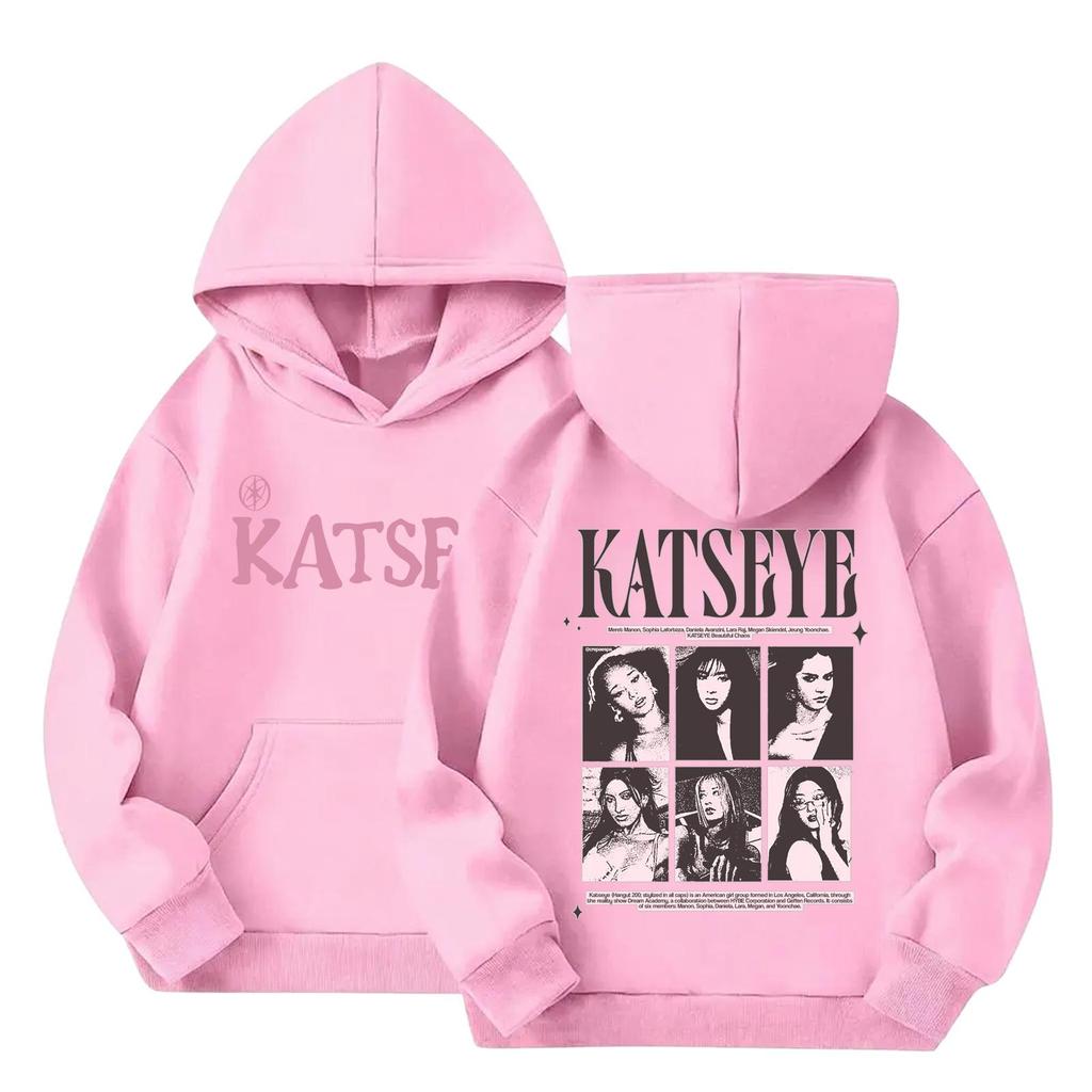 Kids Pullover Hoodie with Letter Print Long Sleeve Sweatshirt for Casual Everyday Wear
