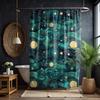 Celestial Starry Nights Shower Curtain & Bath Mat Set - Mystical Witchy Bathroom Decor