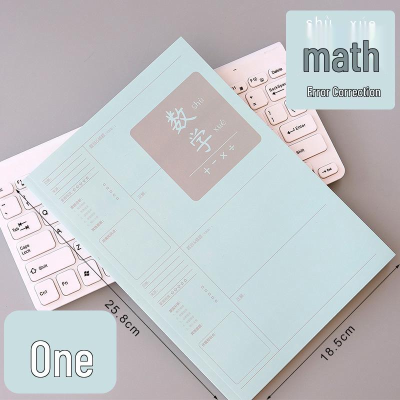 Subject-Specific Error Correction Organizer for Junior High & High School: Chinese, Mathematics, English, Politics, Biology, Chemistry.
