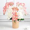 3D Artificial Flowers Branch Silk Butterfly Orchid Home Vase Table Decor Wedding Outdoor Garden Bride Bouquets DIY Garland Gifts