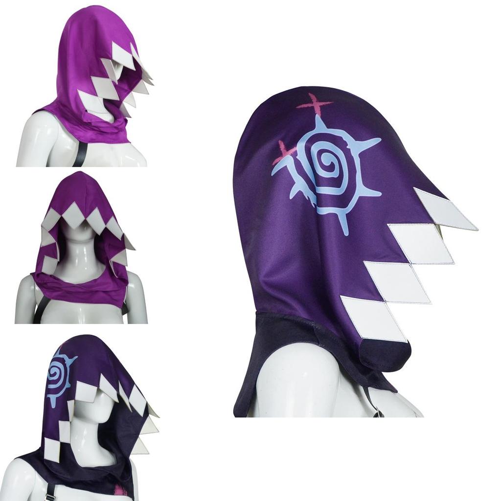 Arcane League Of Legends Jinx Cosplay Cloak With Polyester Fabric For Halloween And Role Play