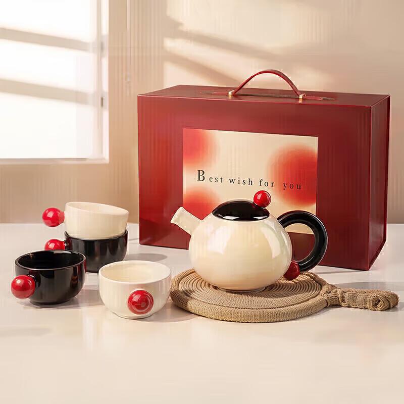 

European Style Ceramic Teapot & Teacup Gift Set