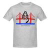 Unisex Ryan Gosling Cat Shirt Funny Golden Gate Bridge Cat Graphic Gifts T Shirt Streetwear Oneck Cotton Unisex Tshirt