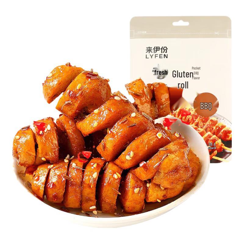 Lai Yi Fen Roasted Gluten Snack Rolls