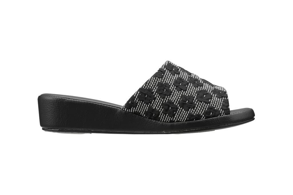 Stiefmütterchen 9335 Hausschuhe für Damen, Geprägtes Jacquardgewebe, Größe Klein, Rosa