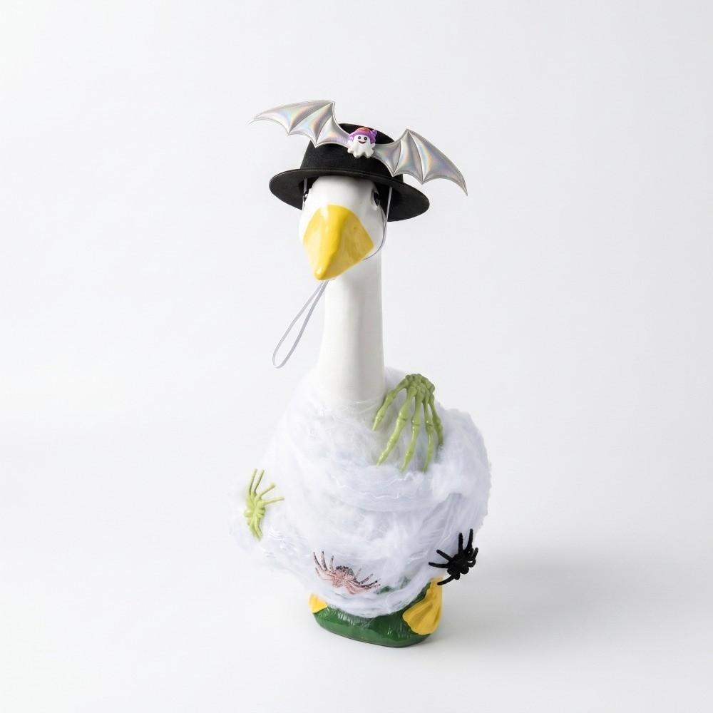Plush Spiders Porch Goose Costume Bat Wings Lawn Goose Clothes Yard Ornaments
