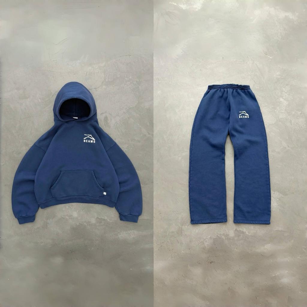 GLYDE Casual Sweatshirt Suit Men Clothing Sweatpants Daily Tricolor Hoodies High Quality Sports Tracksuit Hoodie Jogger Two Piece Set