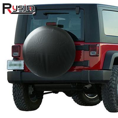 HD Universal Spare Tire Leather Cover 13" 14" 15" 16" 17" Inch Dust-Proof Spare Wheel Tire Cover Case Bag Pouch For Jeep