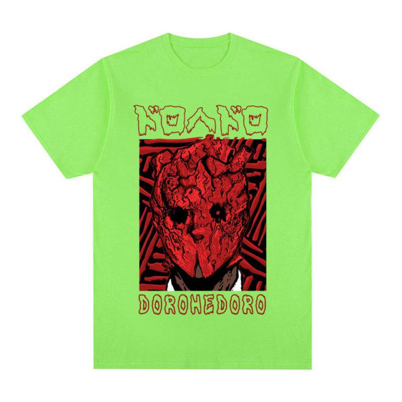 Anime Dorohedoro T-Shrit 90s Manga Shin Kaiman Print Short Sleeve T-shirts Men Women's Fashion Casual Cotton Oversized T Shirts