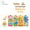 Nanjing and Suzhou Wooden Magnet: Cultural Travel Souvenir Decorative Sticker