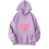 Mingxin clothing real shot printing hooded sweater women's autumn fashion personality loose zipper sweater foreign trade jacket wholesale