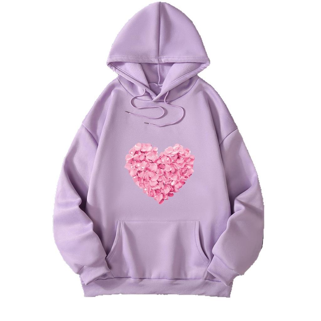 Mingxin clothing real shot printing hooded sweater women's autumn fashion personality loose zipper sweater foreign trade jacket wholesale