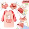 Cute Cartoon Smock Infant Protective Apron Children's Waterproof Bib Suitable For Babies To Play Eat Etc
