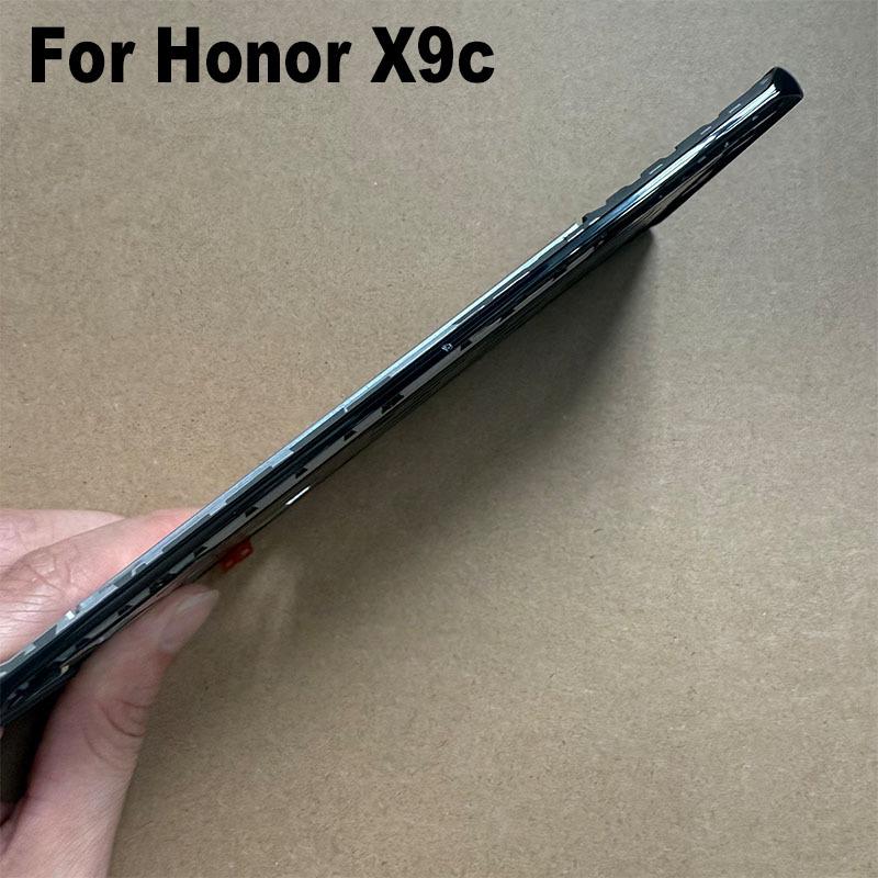 For Huawei Honor X9C 5G Middle Frame Front Bezel Housing Lcd Supporting Holder Rear Plate Chassis Replacement