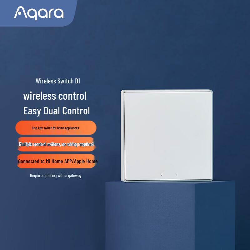 Aqara D1 Smart Switches and Wireless Remotes Wireless Switch 1-Gang