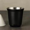 Tazza da Caffè Espresso in Acciaio Inossidabile da 80/160 ml Portatile a Doppio Strato Tazza da Tè per Bevande da Ufficio Mini Tazza da Whisky Vino