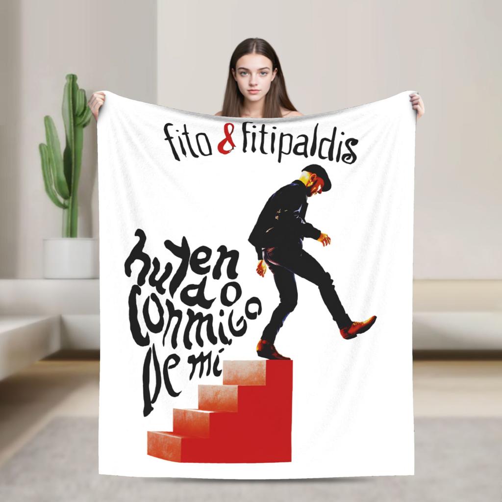 Fitos Fitipaldis Band Blanket Quality Super Soft  Throw Blanket Winter Students Outdoor Funny Bedspread