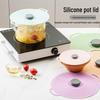 Silicone Anti-Overflow High-Temp Pot Lid & Non-Slip Cup Cover
