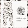 Women's Korean-Style Loose Pajama Pants - Imitation Cotton, Spring/Autumn