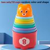 Hot Stacking Cups Fold Cup Early Education Sensory Puzzle Toy Learning While Playing Multi-Cognition Indoor Outdoor Water Play
